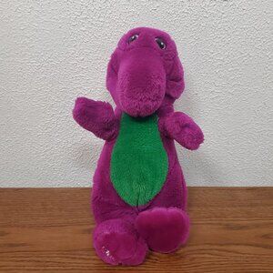 Vintage 1992 Plush Barney the Purple Dinosaur 13" Stuffed Animal
